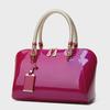 Shiny Bridal Bags: European & American All-Match Patent Leather Handbags - Textured Crossbody Shoulder Bags for Women