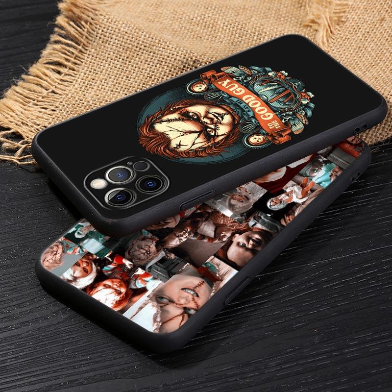 Чехол-ужастик Страшная кукла Чакки Для iPhone 14 Чехол Для iPhone 15 11 12 13 Mini 14 Pro Max XS X 7 8 15 Plus SE2020 Чехол Мягкая обложка