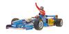 В комплект входит фигурка Minichamps Benetton Renault B195 F1 1995 Canadian GP Schumacher Ride On Jean Alesi в масштабе 1/18 M.