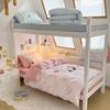 2025 New A-class Cotton and Pure Cotton Printed Student Dormitory Bed Three Piece Set