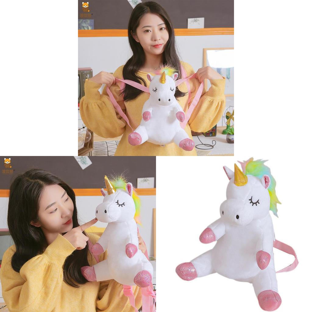 Soft Unicorn Backpack With Kidsfriendly Features And Carrying Ease For Kindergarten And Playdate Settings