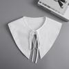 White Lapel Fake Collar Shawl for Women Blouse Shoulder Doll Collar Removable Detachable Shirt Lapel False Collar