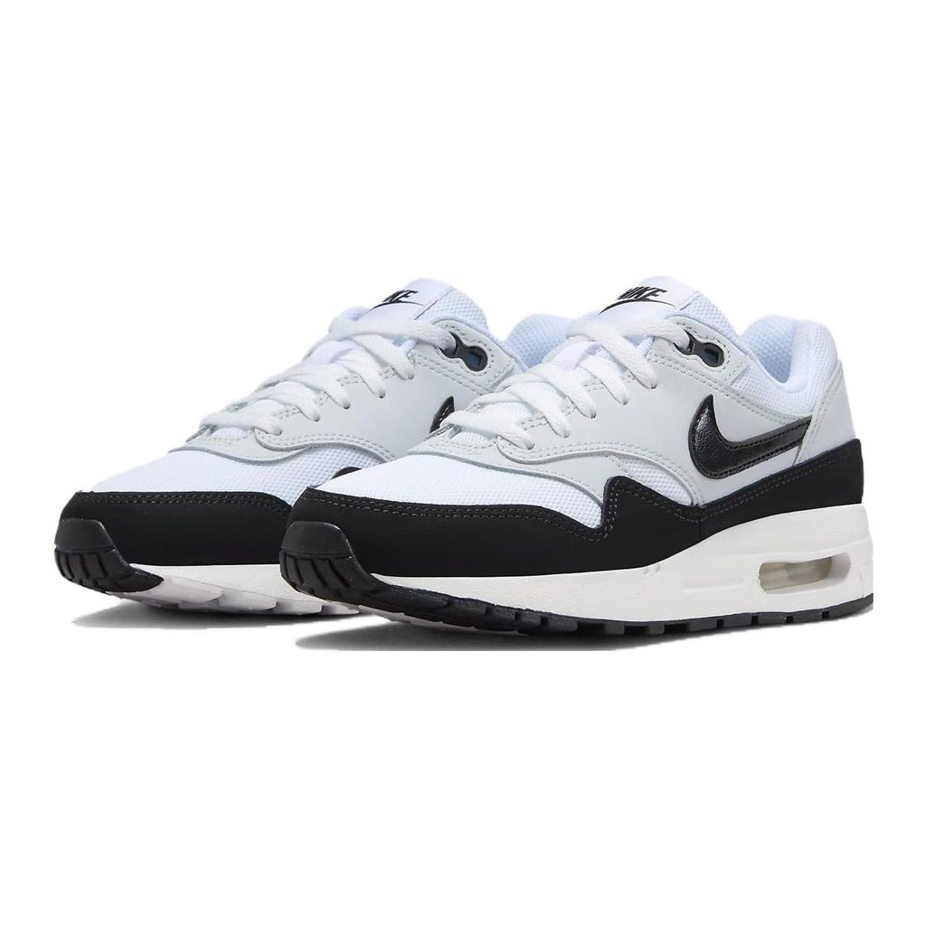 Nike Air Max 1 GS White Black Kids Sneakers Pure-Platinum DZ3307-106