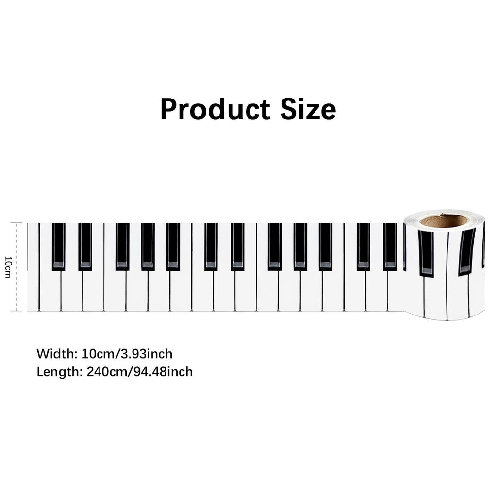 240cm Length Luxury Skirting Corner Wall Sticker Bathroom Office Glass Waist Line Home Decor Waterproof Floor Waveguide Art Wallpaper