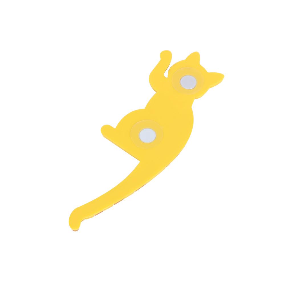 Прекрасный мультяшный кот, магнитный крючок на холодильник, наклейка на холодильник, универсальные креативные крючки