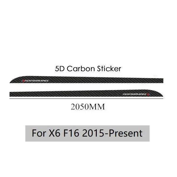 AJGX7 For BMW E90 E92 E93 F20 F21 F30 F31 F32 F33 F34 F15 F10 F01 F11 F02 G30 M Performance Side Skirt Sill Stripe Body Decals Sticker