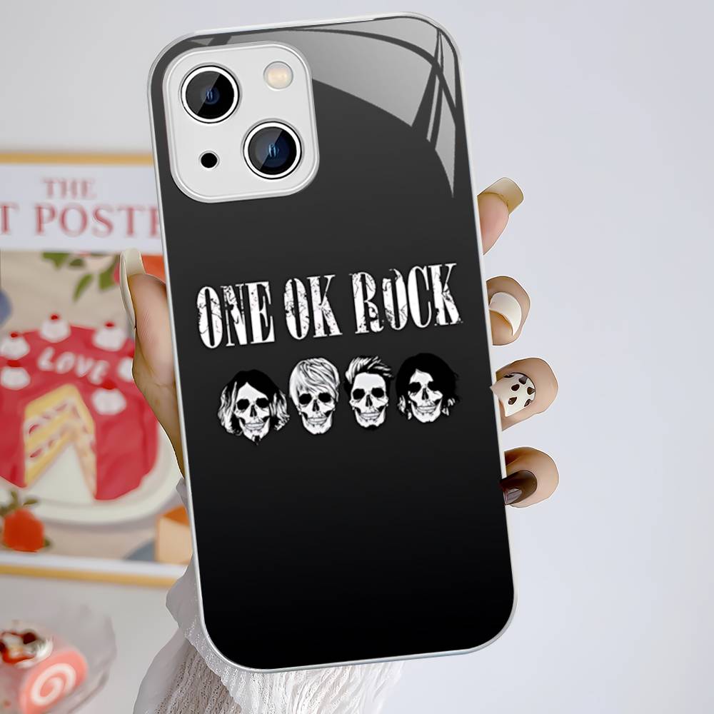 Japanese Rock O-ONE OK ROCK Band Tempered Glass For Iphone 14 13 12 11 Pro Mini XS MAX 14Plus X XS XR Cover