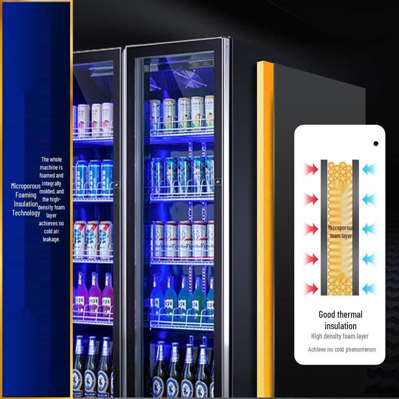 XILEN Commercial Beverage Display Cooler