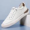 2024 новые мужские повседневные спортивные белые туфли с одной педалью, белые мужские туфли, ленивые туфли для доски прилив