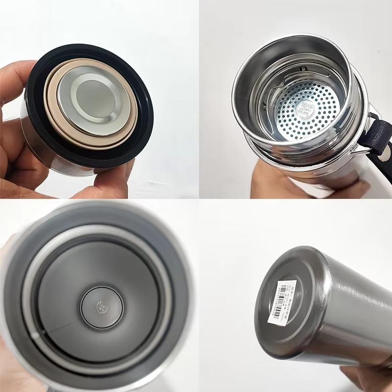 Stainless Steel Insulated Water Bottle with Hand Rope BPA-Free Thermal Water Bottle for Coffee Thermos Bottle Keep Cold and Hot