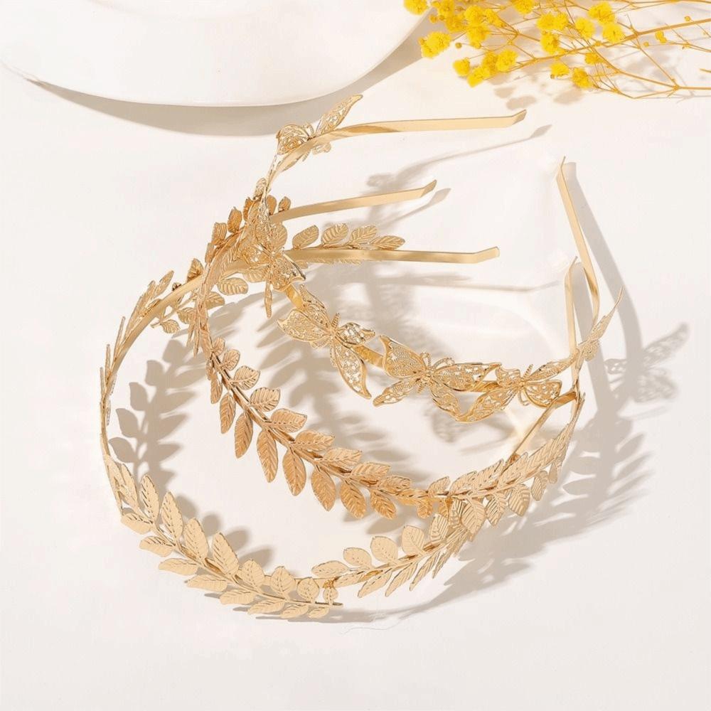 Korean Style Bridal Headpiece Comfort Fit Headwear Retro Hair Crown Wedding Party
