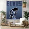 Elvis Wall Decor Tapestry Art For Pet Memorial Birthdaywedding Party Backdrop Family Gift