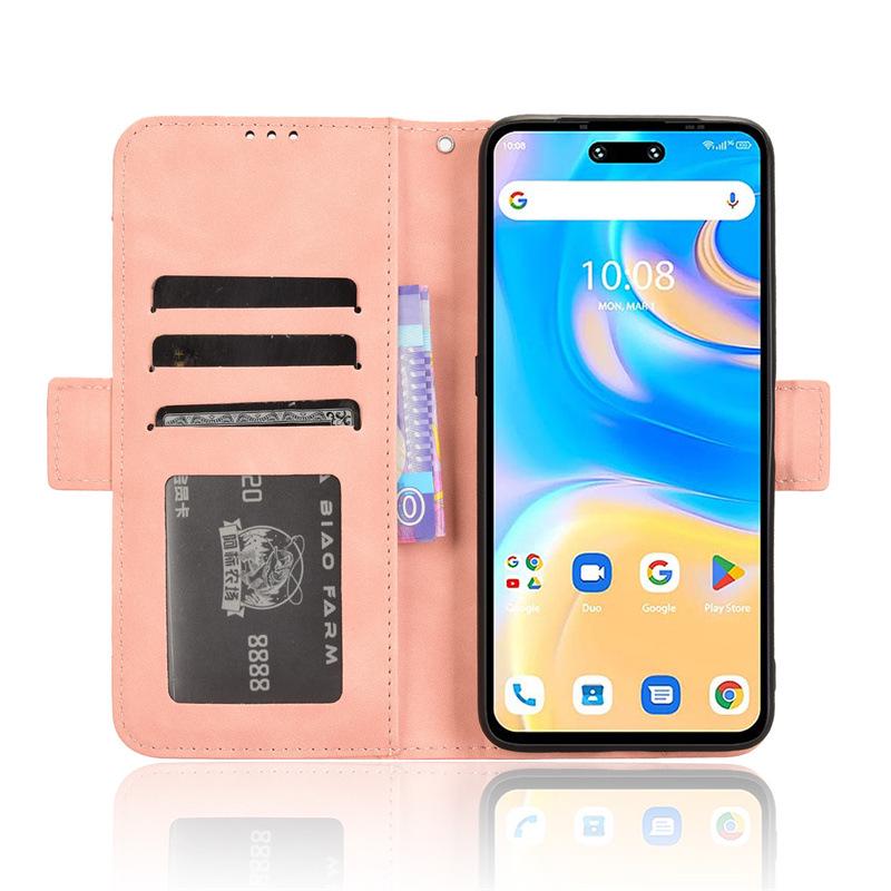 Совместимо с Youmi G6 5G/Umidigi G6 5G: Кожаный чехол-книжка для телефона с несколькими слотами для карт