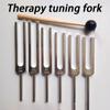 Multiple Frequencies Silver Tuning Fork Aluminum Sound Healing Therapy Resonance Tuning Forks for Healing Musical Instrument Percussion