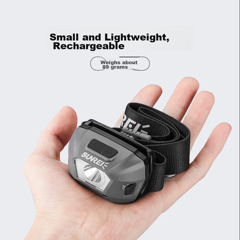 Shanlishi Rechargeable Induction Headlamp, Stepless Dimming, High-Brightness Night Fishing Light, Waterproof Fishing Headlamp, Outdoor Use