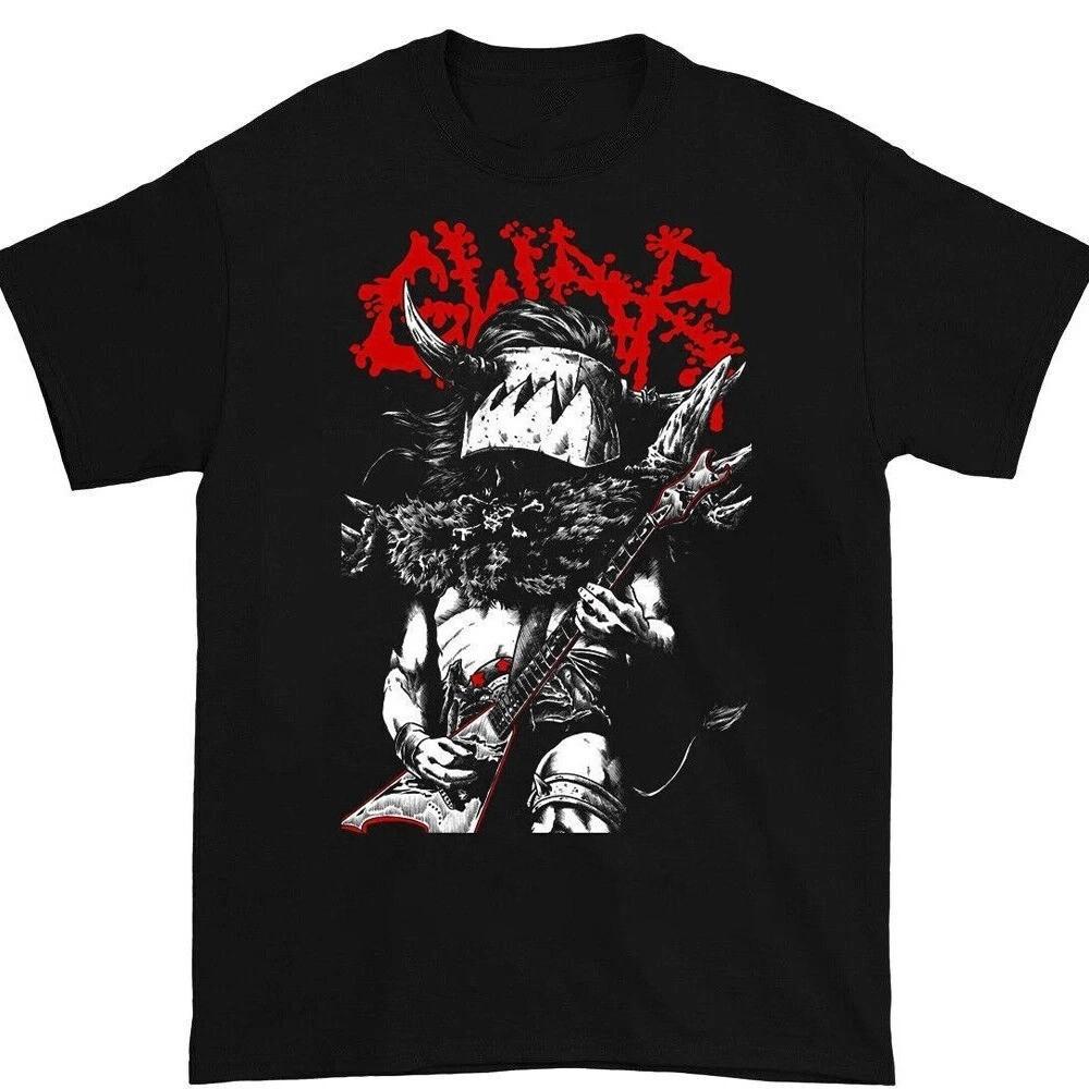 Рождественский подарок Футболка унисекс из хлопка с принтом группы Gwar, все размеры 22D982