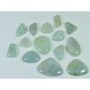 174 карата. Натуральный Аквамарин Фантазийный Кабошон Россыпью Драгоценный Камень 14 шт. Партия 13-27 мм C-1487