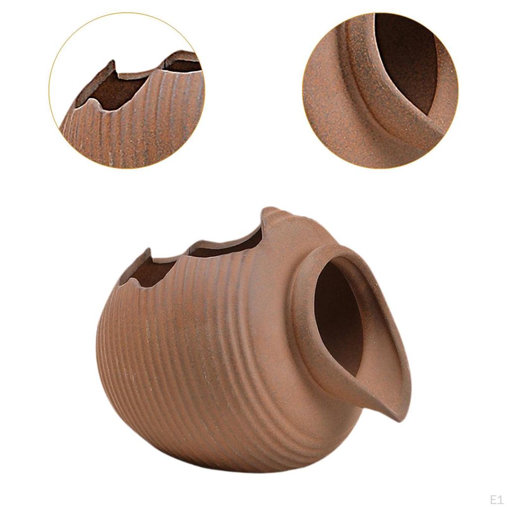 Настольный фонтанчик с водой, керамический горшок, комплект для ландшафтного декора, открытый резервуар