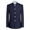 Men's Slim Fit Chinese Stand-Up Collar Zhongshan Suit - Groom Tuxedo, Four Seasons Style