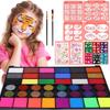 42 Colors Face Paint Kit, Halloween Easter Body Paint Set, Professional Safe Formula for Kids & Adults, Multi-Color