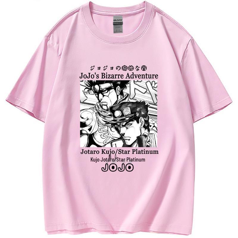 Летняя женская футболка JoJo's Bizarre Adventure Jotaro Star Platinum