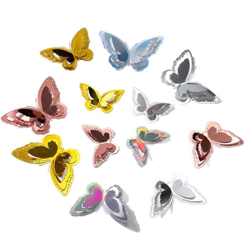 3D Наклейки на стену в виде бабочек - Самоклеящиеся, Высококлассный домашний декор