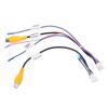 1PC RCA Reversing Rear View Cable Adaptor For Car Stereo Radio DVD Radio Monitor Cable Connector 10Pin Rear View Backup Camera