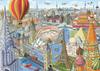 Ravensburger Пазл из 1000 деталей, Вокруг света за восемьдесят дней, Размер в собранном виде: 70x50см, 16961 0 [Пазл, Подарок (День рожденияРождество)]