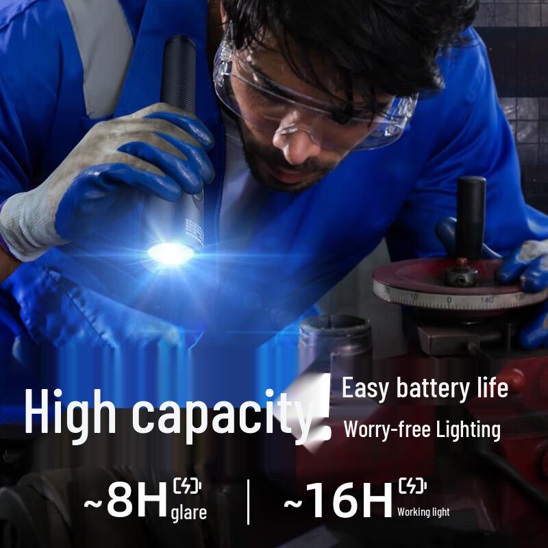 SupFire D6 Explosion-Proof Rechargeable LED Flashlight