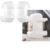 1 пара белых защитных чехлов для зеркал автодома, для Fiat Ducato Peugeot Boxer Relay, с длинным кронштейном, запчасти для RV