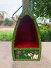 Handmade Wooden Pooja Mandir: Boat Temple Wall Shelf