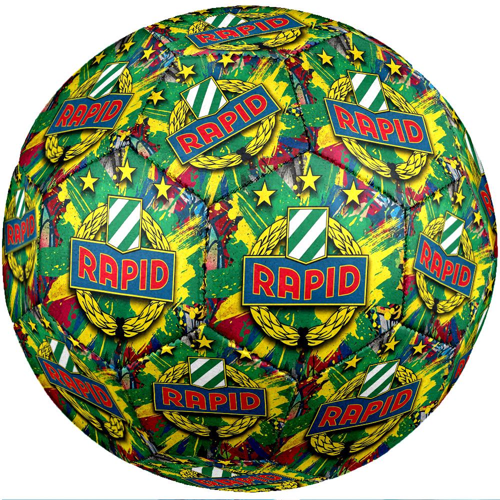 Футбольный мяч Rapid Wien FC, размер 5, стандартный, прочный, для тренировок и матчей, для взрослых, для занятий спортом на открытом воздухе