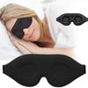 3D Eye Mask Adjustable Suitable for Men and Women with No Pressure On the Eyes Breathable and Light Blocking Eye Mask Black