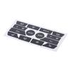 Upgraded Design AC Button Stickers  Compatible with BMW 5 Series 2009-2015