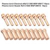 20pcs CP-90 Plasma Torch C1368 Electrode C1848 Tip 1.2mm 50-70A for Cebora CP91