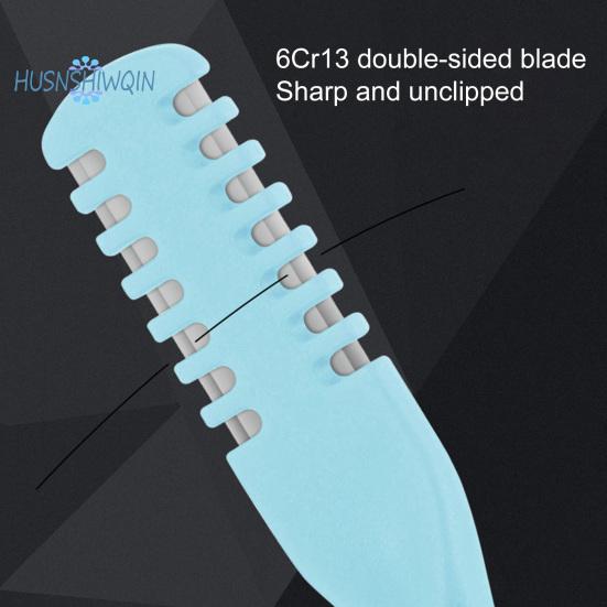 Ручной прибор для удаления волос в носу с двойной головкой - вращающийся на 360 градусов, острый, триммер для волос в носу унисекс для взрослых