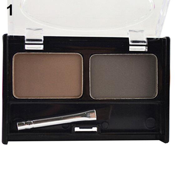 Тени для век и бровей с кисточкой, набор