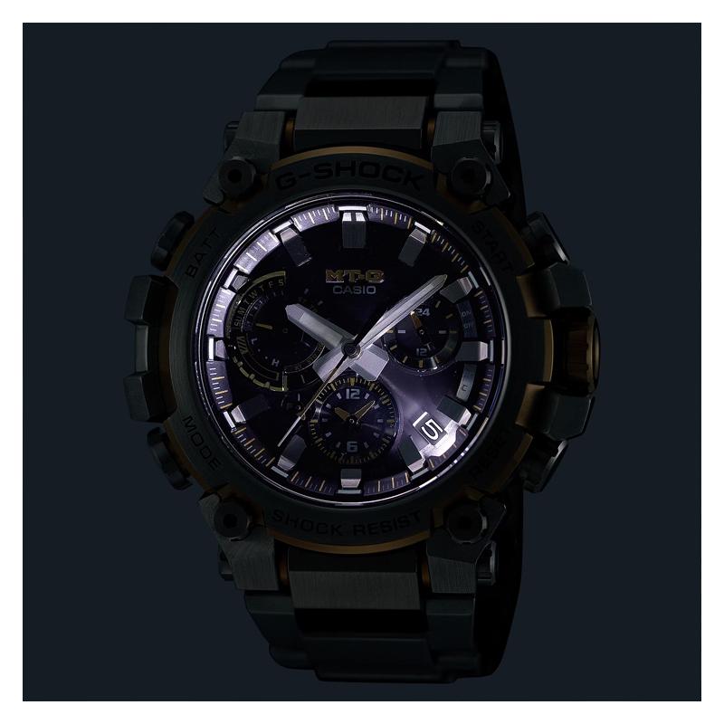 Casio Серия MT-G G-SHOCK Серия MTG-B3000 Водонепроницаемость 200 метров Шестистанционное радиоволновое соединение Bluetooth Солнечная энергия Кварцевые MTG-B3000D-1A9JF