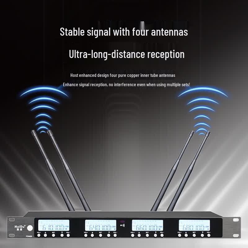 HuiDu UHF Wireless Conference Microphone System (CN version)