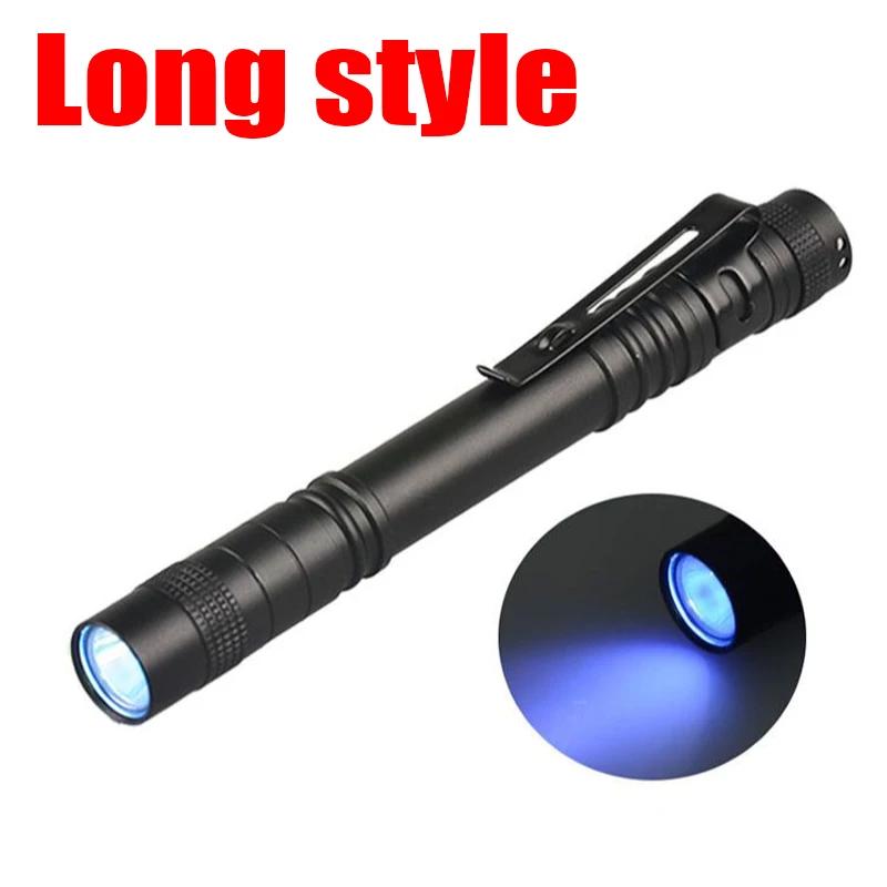 365/395 нм УФ-фонарик Blacklight Zoomable USB перезаряжаемый УФ-свет ультрафиолетовая лампа фонарик для обнаружения пятен мочи домашних животных собак