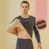 Winter Thermal Underwear Men Mock-neck First Layer 2 Pieces Under Panties and Undershirts Keep Warm Clothing Elastic 6XL