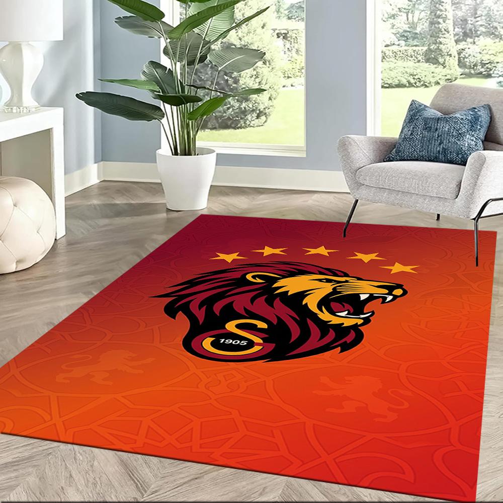Galatasaray 63 Floor Rug Office Rug Design for Bedrooms Hallway Study room Balcony Anti-slip Rug Anime Office Decor Best for Christmas
