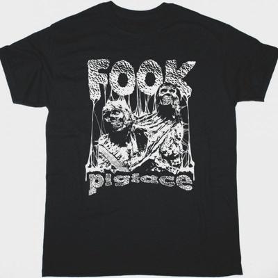 PIGFACE FOOK Новая черная унисекс футболка