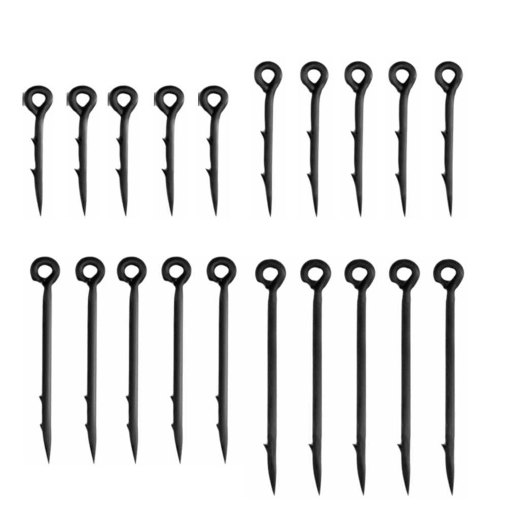 50PCS Carbon Steel Fishing Bait Spike 8mm 10mm 13mm 15mm Fishing Bait Pin Maggot Baits