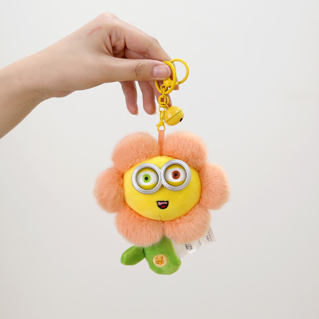 Очаровательный плюшевый брелок-игрушка Миньоны Гадкий Я, кукла для рюкзака для детей