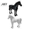 Soft Decoration Horse Figure Figurine, 3D Printed Realistic Statue, Collectable Animal Simple Color Matching Figurine Sculpture, Feng Shui Ornaments