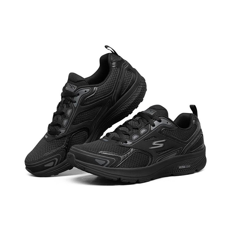 Skechers Go Run Постоянные Легкие Поддерживающие Беговые Кроссовки Мужские кроссовки Черный 220034-BKCC
