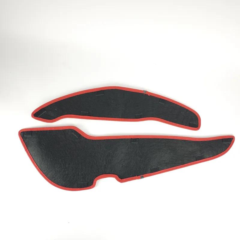 For Mercedes Benz CLA GLA Class 2013-17 Car Door Anti Kick Pad Protection Cover Trim Interior Accessories Cushion Plush Version