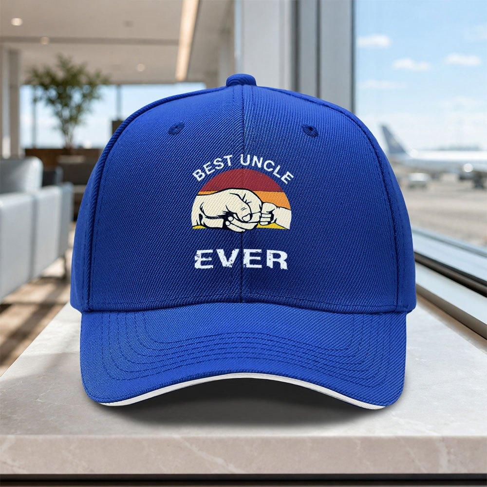 Adjustable Best Uncle Baseball Cap Lightweight Unisex Sandwich Hat for Outdoor Weddings Parties