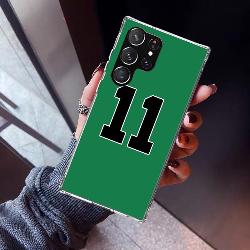 Basketball 23 24 8 Number Phone Case For Samsung Galaxy S23 S24 S25 Edge S26 Ultra S22 + S21 Plus S20 FE Cover Silicone Print Sh